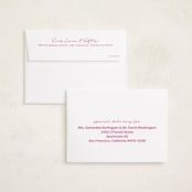 "Simply the cutest" - Valentine's Day Cards in Magenta by Lea Delaveris - FREE Recipient Addressing