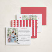 "scallop edge" - Valentine's Day Cards in Crimson by Sara Hicks Malone - Back of Card Options