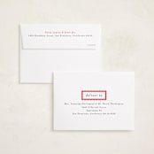 "scallop edge" - Valentine's Day Cards in Crimson by Sara Hicks Malone - FREE Recipient Addressing