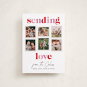 "Earthen" - Valentine's Day Cards in Rose by Sarah Curry - Front