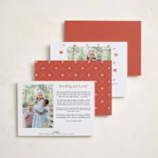 "flown away" - Valentine's Day Cards in Persimmon by Deborah Chou - Back of Card Options