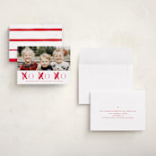 "HOHOXO" - Valentine's Day Cards in Scarlet by Lori Wemple - Assembled