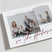 "Snapshots" - Valentine's Day Cards in Merlot by That Girl Press - Detail