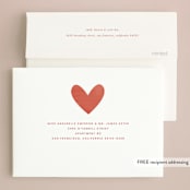"You're in our hearts" - Valentine's Day Cards in Amour by Blustery August - FREE Recipient Addressing