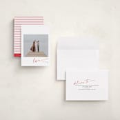 "minimal love" - Valentine's Day Cards in Cherry by Eric Ransom - Assembled
