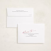 "minimal love" - Valentine's Day Cards in Cherry by Eric Ransom - FREE Recipient Addressing