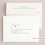"Lovely Arch" - Valentine's Day Cards in Lavender by Mary Kay Garttmeier - FREE Recipient Addressing
