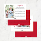 "Happy moments" - Valentine's Day Cards in Holly by Stacey Meacham - Back of Card Options