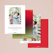 "Polaroid Page" - Valentine's Day Cards in Crimson by Lisa McLean - Back of Card Options