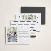 "Love Story" - Valentine's Day Cards in Pearl by Christie Garcia - Back of Card Options