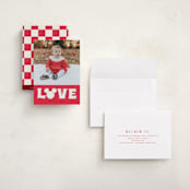 "Disney's Mickey Mouse Big Love" - Valentine's Day Cards in Cherry by Baumbirdy - Assembled
