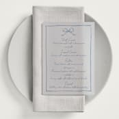 "ribbon bow drawing" - Vellum Menus in Canopy by Cass Loh - In Use