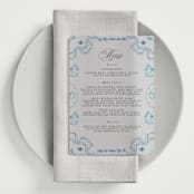 "Almafi" - Vellum Menus in Cerulean by Itsy Belle Studio - In Use