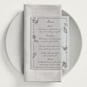 "Puglia" - Vellum Menus in Rock by Pati Cascino - In Use