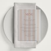 "Ambrosial" - Vellum Menus in Sunset by Pixel and Hank - In Use