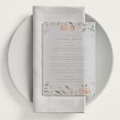 "Garden View" - Vellum Menus in Peach by Everett Paper Goods - In Use