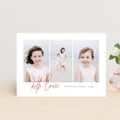 "Clarity" - Valentine's Day Cards in Strawberry by Ana Sharpe - Front