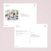 "Lovely Arch" - Valentine's Day Cards in Lavender by Mary Kay Garttmeier - Back of Card Options