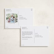 "Corner Heart" - Valentine's Day Cards in Opal by Emily Betts - Back of Card Options