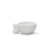 "Bubble Small Bowl White" - Vanity Trays and Dishes in white by Tina Frey