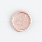 "Eucalyptus in Champagne | Paula Lee Calligraphy x Artisaire (pack of 25)" - Wax Seals, Pack of 25 in Champagne by Minted - Wax Seal Front