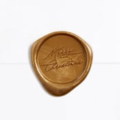 "Merry Christmas in Gold (pack of 25)" - Wax Seals, Pack of 25 in Antique Gold by Minted - Wax Seal Front
