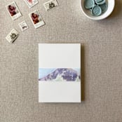 "Watercolor Mountain Vellum Belly Band | For Petite 4.25x6" Invitations | Set of 10" - Belly Bands in multicolor by Cotton and Bow