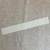 "Ivory colored translucent vellum belly band for 5x7 inch Invitation | Pack of 10" - Belly Bands in beige by Ivory Invitations