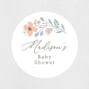 "garden bunnies" - Baby Shower Stickers in Petal by Karidy Walker - Close-Up