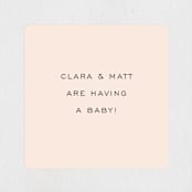 "big celebration, tiny addition" - Baby Shower Stickers in Blush by Sara Hicks Malone - Close-Up