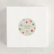 "Colorful Baby Sprinkle" - Baby Shower Stickers in Color Pop by Stephanie Heinrich Godbout - For Scale