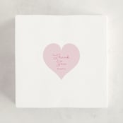 "Little Sweetheart" - Baby Shower Stickers in Strawberry by Angela Garrick - For Scale