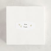 "Golden Flowers" - Baby Shower Stickers in Cloud by Ani Somi - For Scale
