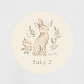 "Vintage woodland" - Baby Shower Stickers in Ginger by Creo Study - Close-Up