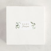 "Boho Buggy" - Baby Shower Stickers in Porcelain by Everett Paper Goods - For Scale