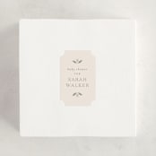 "scandinavian flower" - Baby Shower Stickers in Blush by Sara Hicks Malone - For Scale