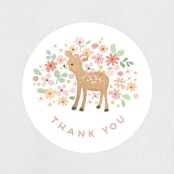 "Banner announcement" - Baby Shower Stickers in Petal by Jennifer Wick - Close-Up