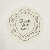 "Nesting era" - Baby Shower Stickers in Beetle by Creo Study - Close-Up