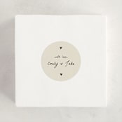 "Doodle Sip and See" - Baby Shower Stickers in Ivory by Stephanie Heinrich Godbout - For Scale