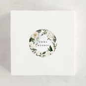 "Classic Love" - Baby Shower Stickers in Vanilla by Susan Moyal - For Scale