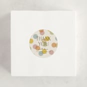 "Layers" - Baby Shower Stickers in Pastel by Ellen Schlegelmilch - For Scale
