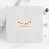"Night Sky Garland" - Baby Shower Stickers in Ecru by Angela Thompson - For Scale