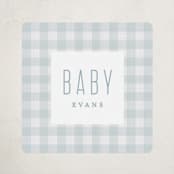 "Charming" - Baby Shower Stickers in Sky by Lea Delaveris - Close-Up