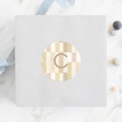 "Sunset" - Baby Shower Stickers in Sunshine by Sara Hicks Malone - For Scale