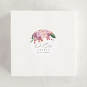 "Pram Bouquet" - Baby Shower Stickers in Cloud by Everett Paper Goods - For Scale