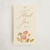 "Little Pumpkin" - Baby Shower Favor Tags in Latte by Creo Study - Front