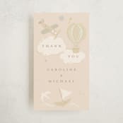 "Our Journey" - Baby Shower Favor Tags in Blush by Jennifer Holbrook - Front