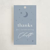 "Special Delivery" - Baby Shower Favor Tags in Bluebell by Hudson meet Rose - Front