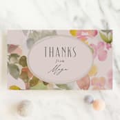 "floral jewels" - Baby Shower Favor Tags in Wild Berry by Lori Wemple - Front