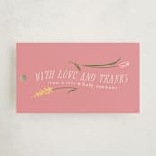 "little bud" - Baby Shower Favor Tags in Garden by letterfix - Front